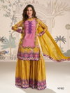 Kirti By Sayuri Crep Digital Print Top With Plazo Dupatta Wholesale Online